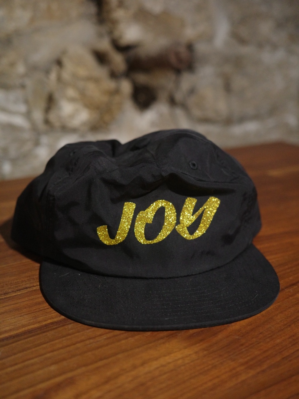 IDLES band Gold 'JOY' Glitter hat